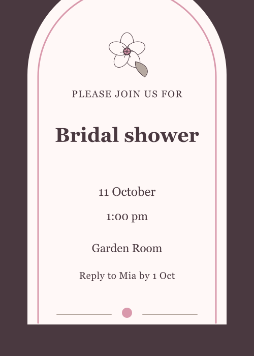 Blossom Veil Archway editable design preview