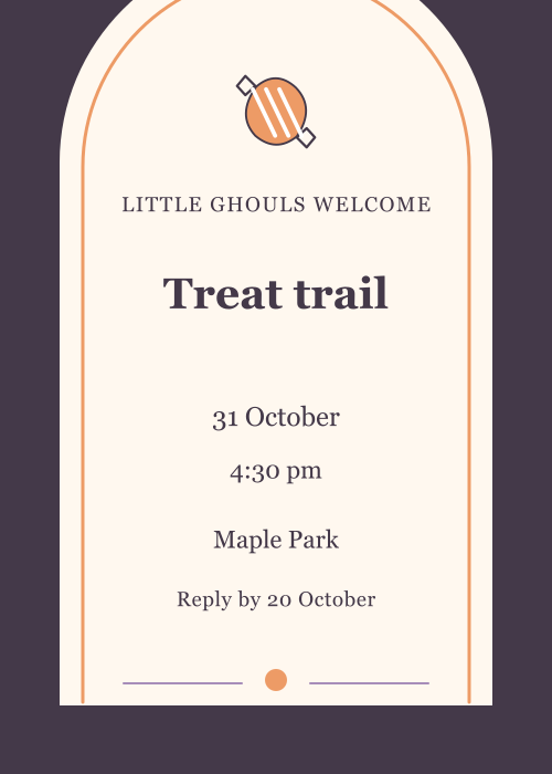 Candy Trail Archway editable design preview