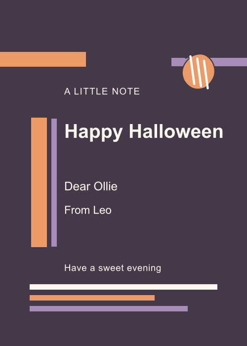 Candy Trail Type Stack editable design preview
