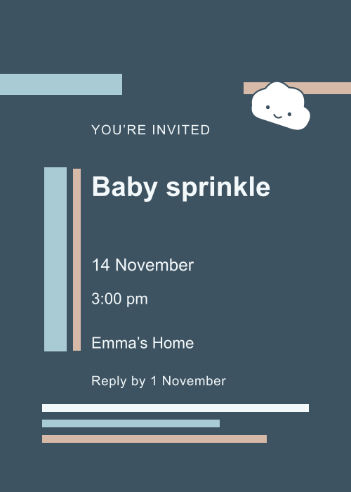 Cloud Nine Type Stack editable design preview