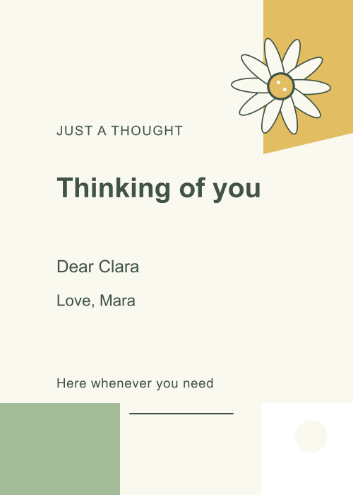 Daisy Note Offset Blocks editable design preview