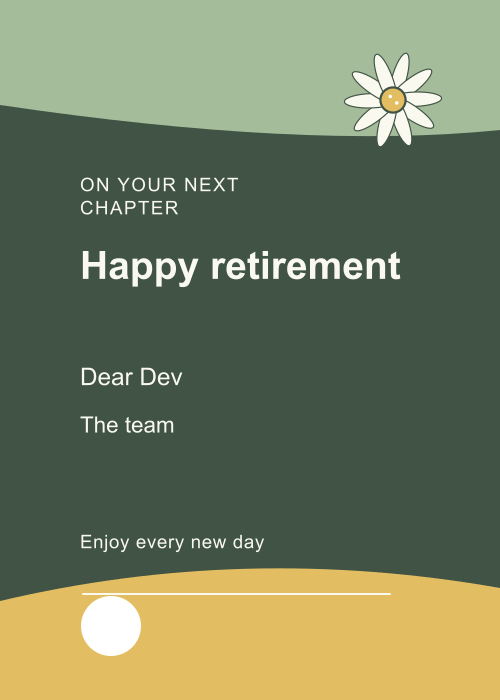 Daisy Note Split Panel editable design preview