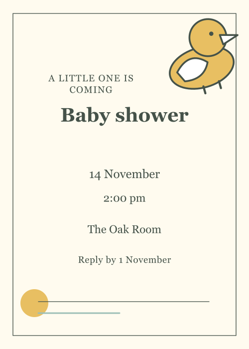 Duckling Pond Editorial editable design preview