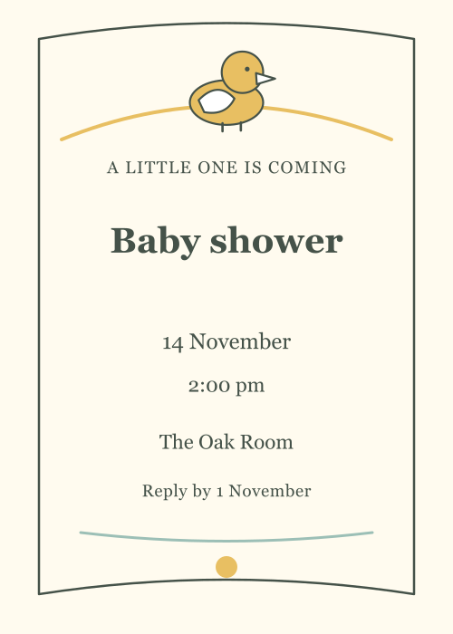 Duckling Pond Storybook editable design preview