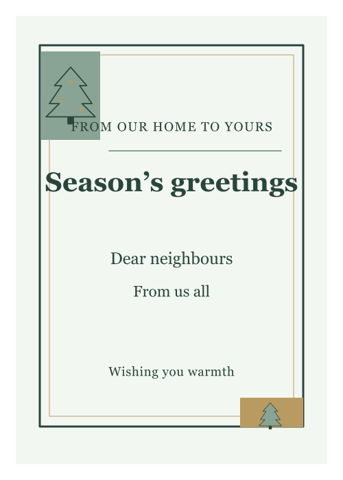 Evergreen Evening Gallery Frame editable design preview