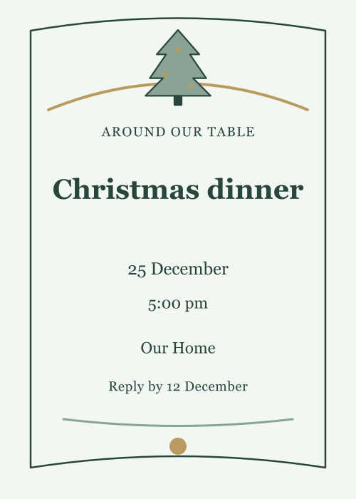 Evergreen Evening Storybook editable design preview