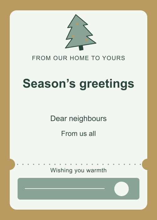 Evergreen Evening Ticket editable design preview