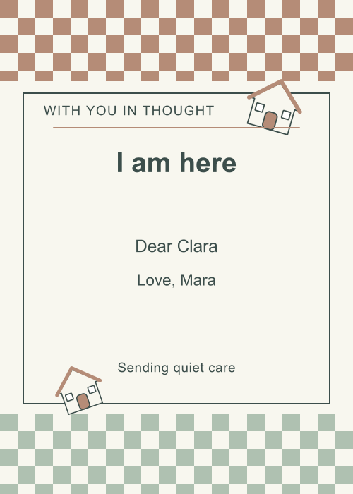 Homeward Checkerboard editable design preview