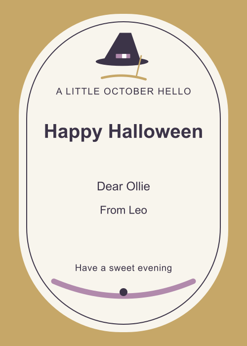 Little Witch Capsule editable design preview