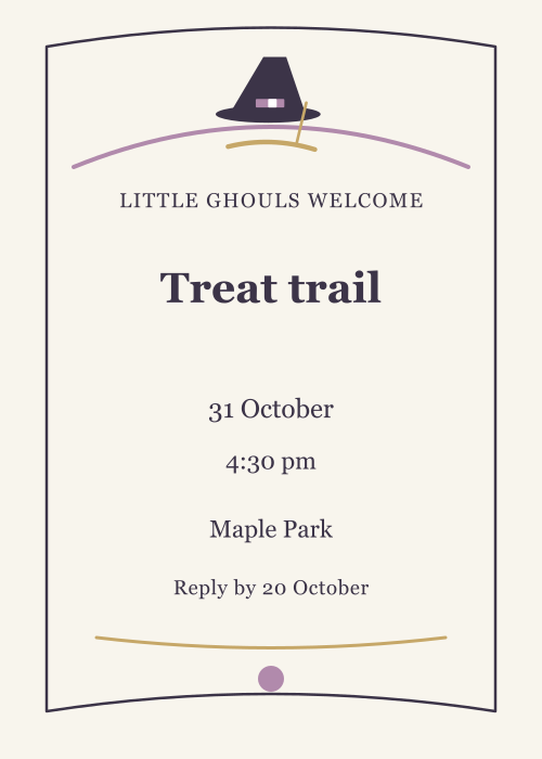 Little Witch Storybook editable design preview