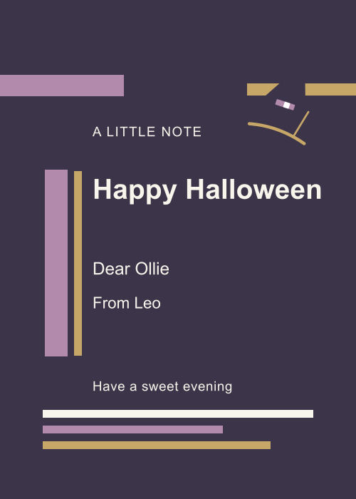 Little Witch Type Stack editable design preview