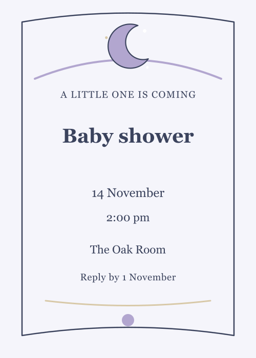 Moonlit Cradle Storybook editable design preview