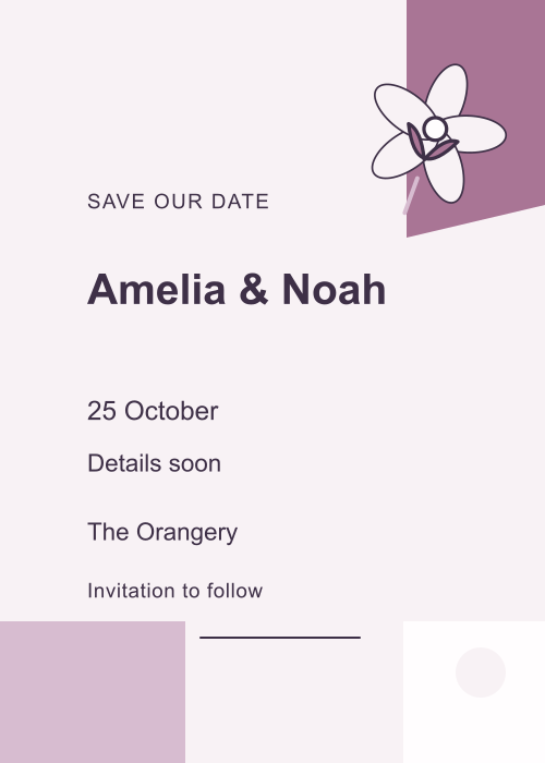 Orchid Ink Offset Blocks editable design preview