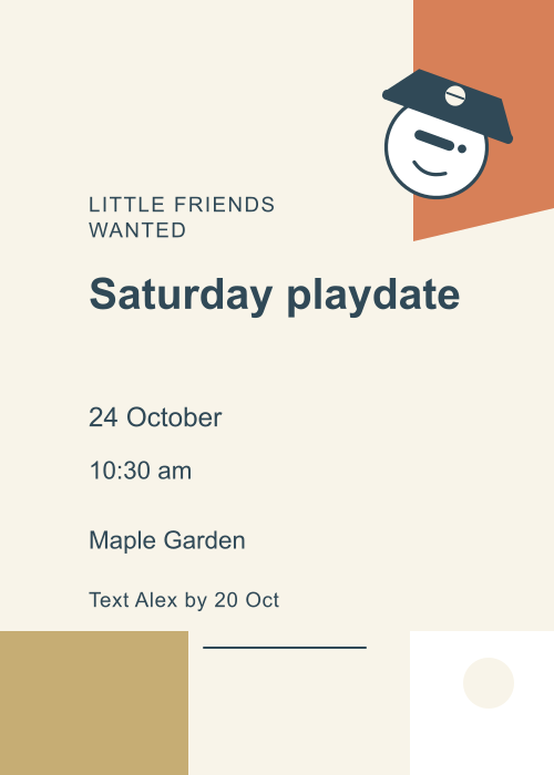 Pirate Map Offset Blocks editable design preview