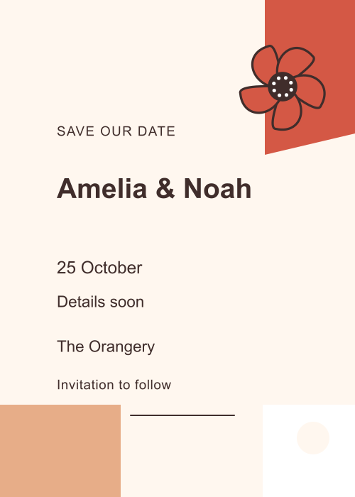 Poppy Field Offset Blocks editable design preview