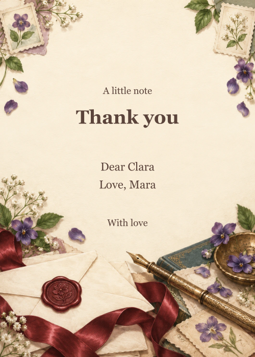 Postmarked Editorial editable design preview
