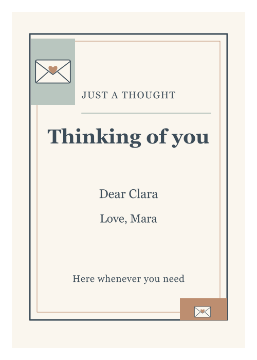 Postmarked Gallery Frame editable design preview