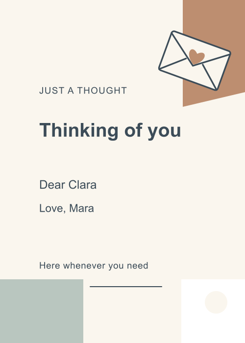 Postmarked Offset Blocks editable design preview