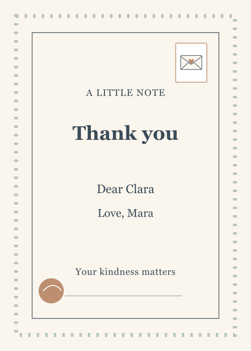 Postmarked Postage Stamp editable design preview