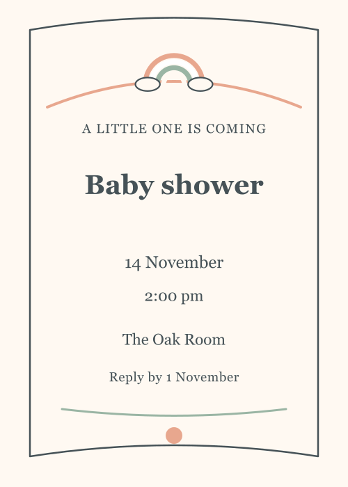 Rainbow Morning Storybook editable design preview