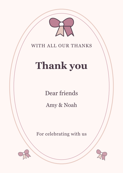 Silk Ribbon Oval Portrait editable design preview