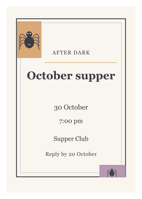 Spider Silk Gallery Frame editable design preview