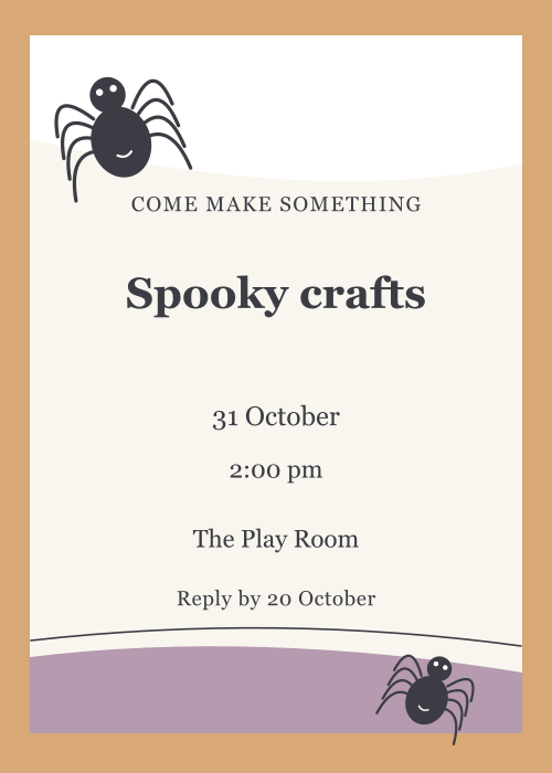 Spider Silk Paper Cut editable design preview