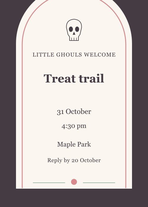 Sugar Skull Archway editable design preview