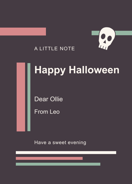 Sugar Skull Type Stack editable design preview