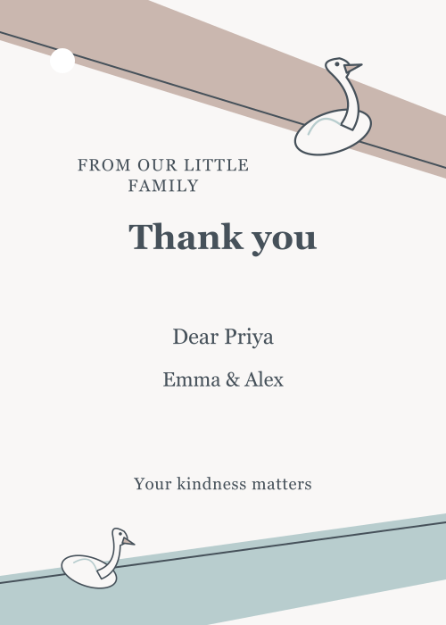 Swan Lake Ribbon Sash editable design preview