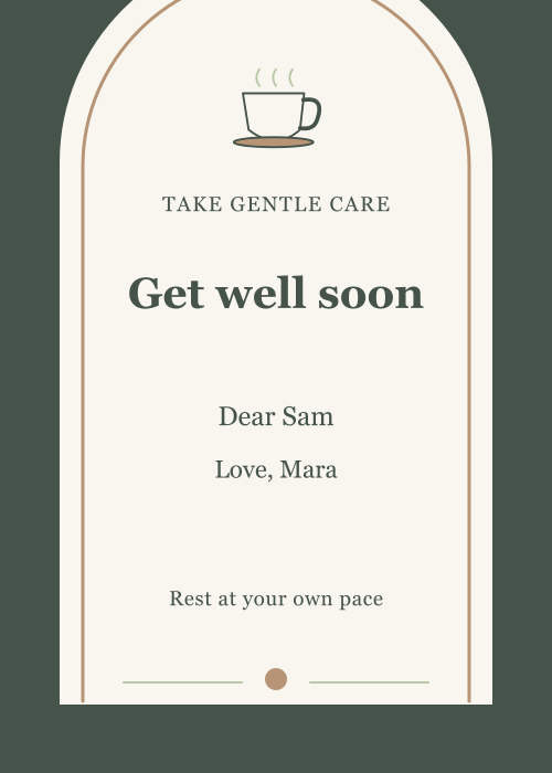 Tea Together Archway editable design preview