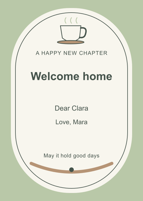 Tea Together Capsule editable design preview