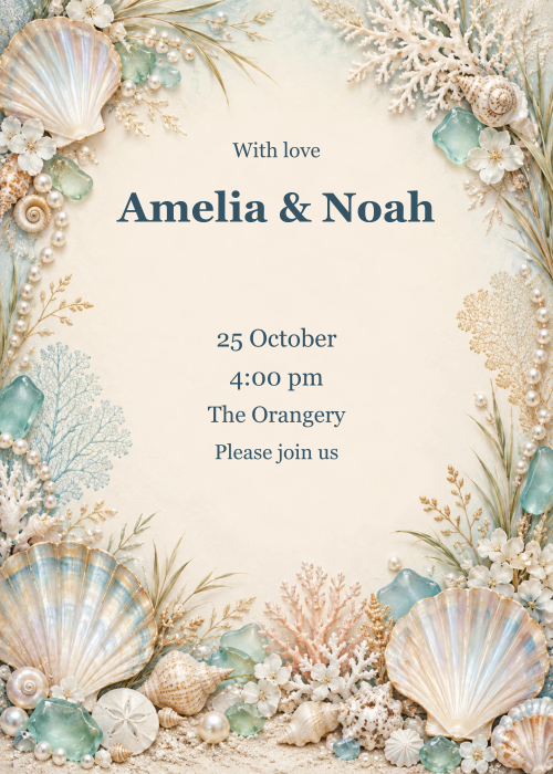 Tidal Shell Editorial editable design preview