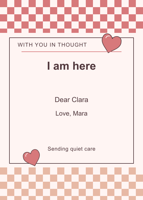 Whole Heart Checkerboard editable design preview