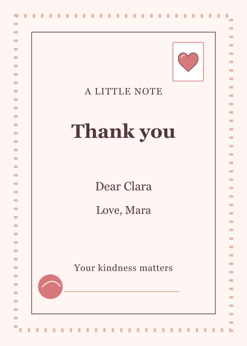Whole Heart Postage Stamp editable design preview
