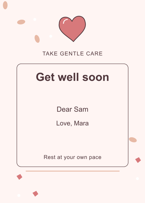 Whole Heart Terrazzo editable design preview