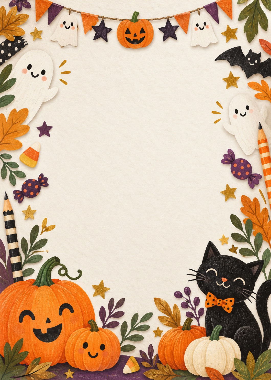 Halloween Classroom Games editable design preview