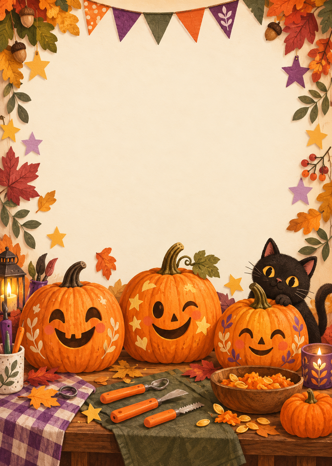 Pumpkin Club editable design preview