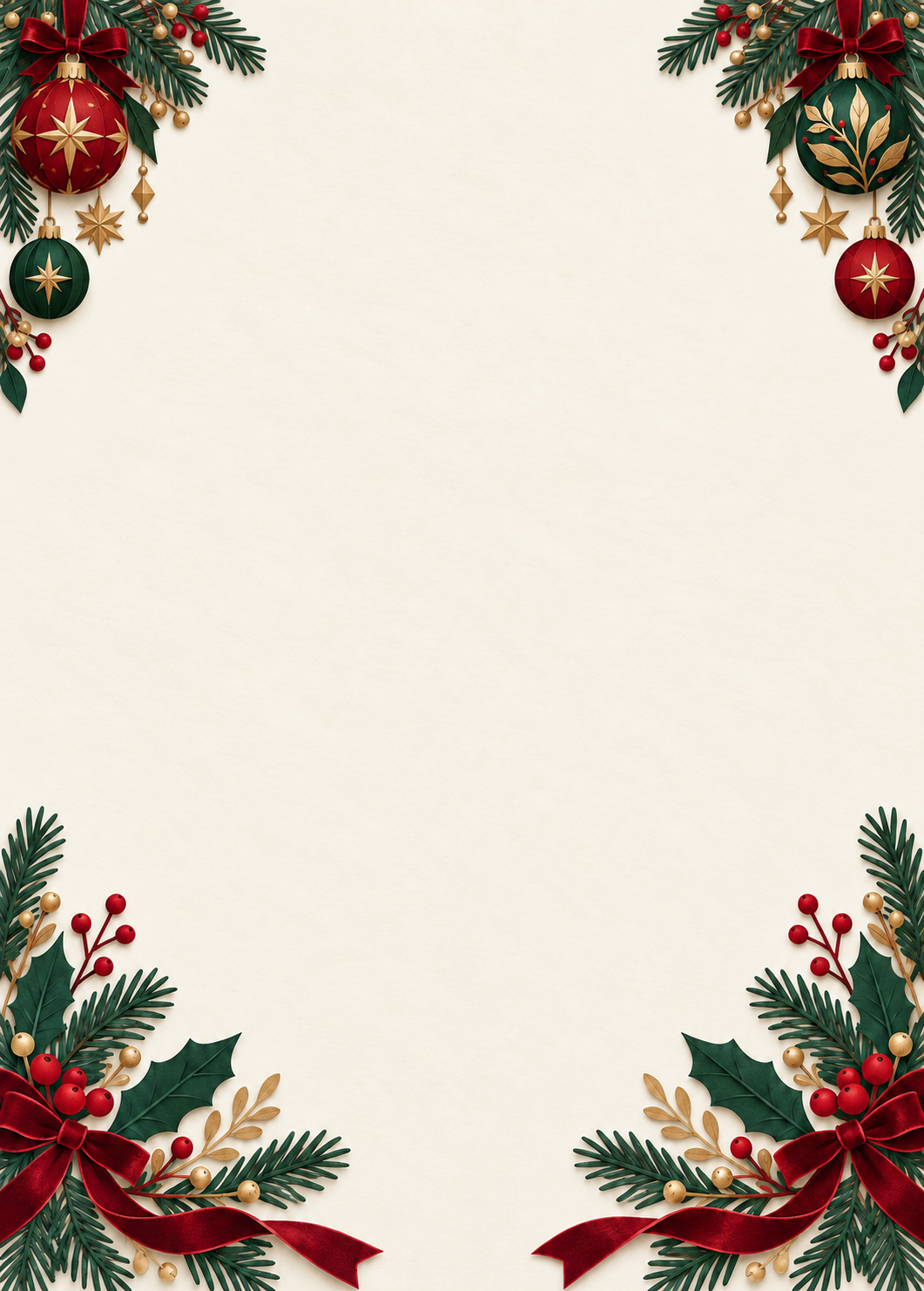 Festive Cocktails editable design preview