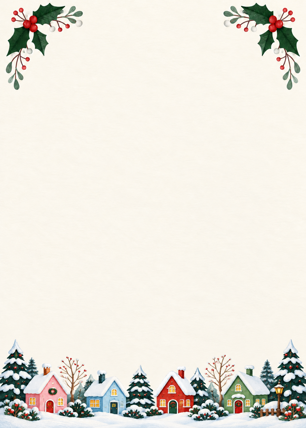 Winter Village Gathering collection artwork