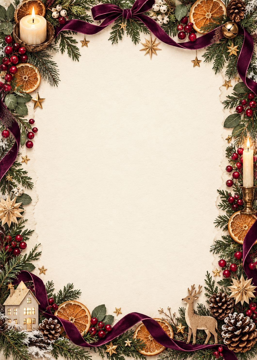Winter Table Kit editable design preview